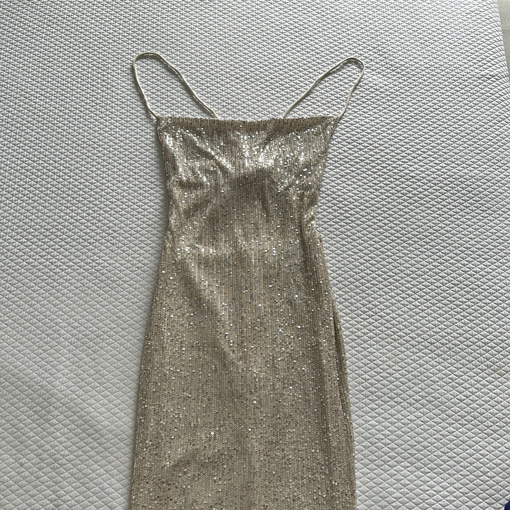 Sequin Midi Dress